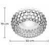 Luminária de teto - Plafon de bolas de vidro - 50 cm - Savoni image 7