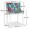 Cadeira de Jantar - Pernas transparentes - Design com padrões - Mademoiselle image 7