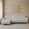 Chaise longue de design - Estofado em Polipiel - Nova image 7