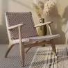 Poltrona de Madeira e Cordão - Design Artesanal Boho Bali - Birma image 7