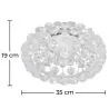 Luminária de teto - Plafon de bolas de vidro - 35 cm - Savoni image 7