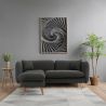 Chaise Longue Estofada em Linho - Estilo Escandinavo - Vriga image 7