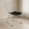 Cadeira de Jantar em Aço - Design em Grelha - Lived image 7