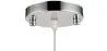 Luminária de Teto Design Esférica - Luminária Pendente em Metal Cromado - 40cm - Speculum image 7