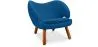 Poltrona Estofada em Tecido - Design Escandinavo - Pelitano image 7