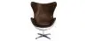 Poltrona com Braços - Estilo Aviador - Couro e Metal - Cocoon image 7