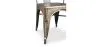 Cadeira de jantar em aço - Design industrial - Nova edição - Stylix image 7