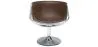 Cadeira Lounge - Cadeira de design - Couro e metal - Cognac image 7