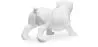 Escultura decorativa de design cão Bulldog resina image 7
