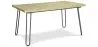 Mesa de jantar retangular - Estilo industrial - Madeira e metal - 150cm - Hairpin  image 9