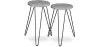 Pack de 2 mesas auxiliares - Diseño industrial - Madera y metal - Hairpin image 9