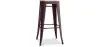 Banco Bar - Desenho Industrial - Aço e Madeira - 76cm - Stylix image 9
