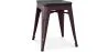 Banqueta Desenho Industrial - Madeira e Aço - 46cm - Stylix image 9