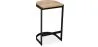 Banco Bar - Design Industrial - Madeira e Metal - 60cm - Lia image 9
