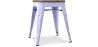 Banqueta com encosto - Design Industrial - Madeira e Aço - 45cm - Stylix image 9