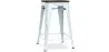 Banco Bar - Design Industrial - Madeira e Aço - 60cm -Stylix image 9