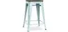 Banco Bar - Design Industrial - Madeira e Aço - 60cm -Stylix image 9