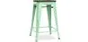 Banco Bar - Design Industrial - Madeira e Aço - 60cm -Stylix image 9