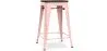 Banco Bar - Design Industrial - Madeira e Aço - 60cm -Stylix image 9