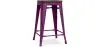 Banco Bar - Design Industrial - Madeira e Aço - 60cm -Stylix image 9
