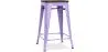 Banco Bar - Design Industrial - Madeira e Aço - 60cm -Stylix image 9