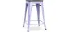 Banco Bar - Design Industrial - Madeira e Aço - 60cm -Stylix image 9