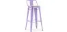 Banco Bar com encosto - Desenho Industrial - 76 cm - Stylix image 9