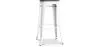 Banqueta de Design Industrial - Madeira & Aço - 76cm - Stylix image 9