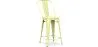 Banco Bar com Encosto - Design Industrial - 60cm - Stylix image 9