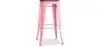 Banqueta de Design Industrial - Madeira & Aço - 76cm - Stylix image 9