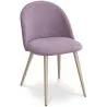 Cadeira de jantar - Estofada em tecido - Estilo escandinavo - Evelyne image 9