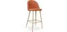 Banco estofado em tecido - Design escandinavo - 76cm - Evelyne image 9