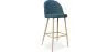 Banco estofado em tecido - Design escandinavo - 76cm - Evelyne image 9