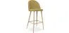 Banco estofado em tecido - Design escandinavo - 76cm - Evelyne image 9
