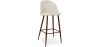 Banco estofado em tecido - Design escandinavo - 76cm - Evelyne image 9