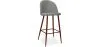 Banco estofado em tecido - Design escandinavo - 76cm - Evelyne image 9