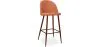 Banco estofado em tecido - Design escandinavo - 76cm - Evelyne image 9