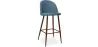 Banco estofado em tecido - Design escandinavo - 76cm - Evelyne image 9