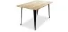 Mesa de jantar retangular - Design industrial - Madeira - Troy image 9