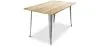 Mesa de jantar retangular - Design industrial - Madeira - Troy image 9