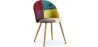 Cadeira de jantar estofada em patchwork - Estilo escandinavo - Ray image 9