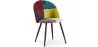 Cadeira de jantar estofada em patchwork - Estilo escandinavo - Ray image 9
