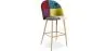 Banqueta Estofada em Patchwork - Estilo Escandinavo - Evelyne image 9
