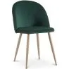 Cadeira de Jantar - Estofada em Veludo - Estilo Escandinavo - Evelyne image 9