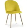 Cadeira de Jantar - Estofada em Veludo - Estilo Escandinavo - Evelyne image 9