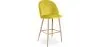 Banqueta Estofada em Veludo - Design Escandinavo - Evelyne image 9
