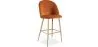 Banqueta Estofada em Veludo - Design Escandinavo - Evelyne image 9