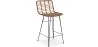 Banco bar em vime com encosto - Design Boho Bali - 75cm - Catori image 9