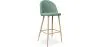 Banco estofado em tecido - Design escandinavo - 76cm - Evelyne image 9