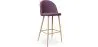 Banco estofado em tecido - Design escandinavo - 76cm - Evelyne image 9